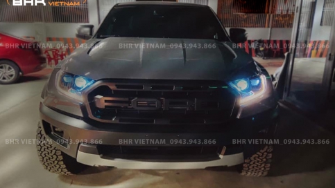 Độ đèn Laser, gầm Ford Ranger | Henvvei L91 X-light + Titan Platinum 